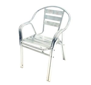 fish & chip shop double leg aluminium chair - BE Furniture Sales