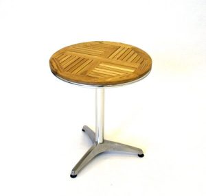 fish & chip shop round ash wood top table - BE Furniture Sales