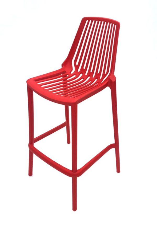 Red Porto Bar Stools - Pub, Cafe's, Event Venues - BE Furniture Sale