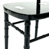 CC-09 Black Chiavari Chair 6 Black Chiavari Chairs