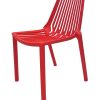 Red Stacking Chairs Red Lisbon Chairs - Cafe's, Bistros or Garden - BE Furniture Sales