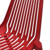 XH-8070R 2 Red Stacking Chairs