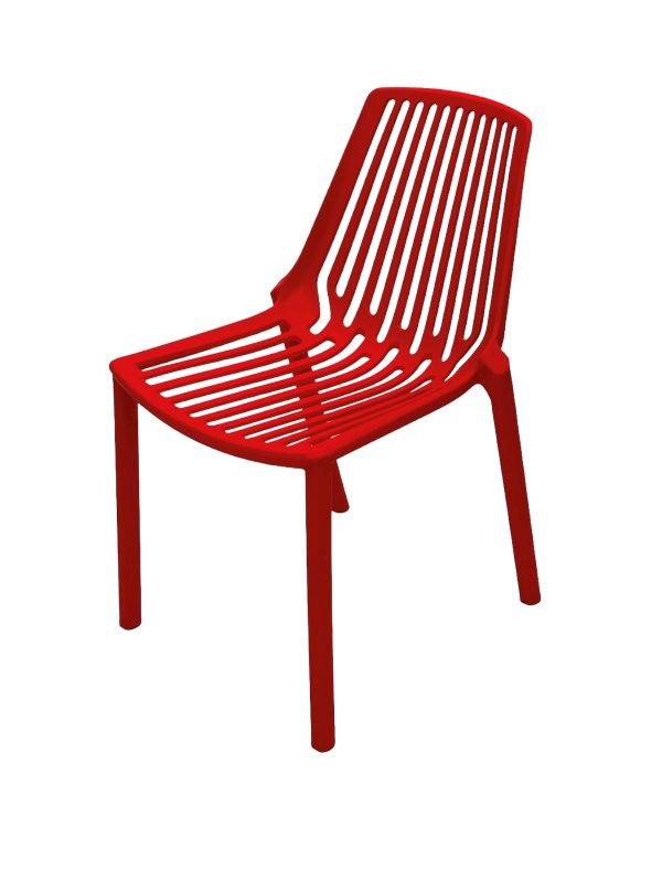 Red Plastic Stacking Chairs