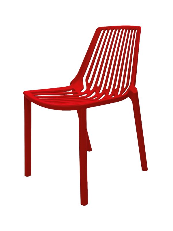 Red Plastic Stacking Chairs