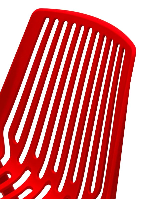 Red Plastic Stacking Chairs