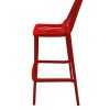XH-8088HR 4 Red Plastic Bar Stools