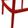 XH-8088HR 8 Red Plastic Bar Stools