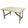 4x3 Trestle Table 4ft x 3ft Wooden Trestle Table - BE Furniture Sales