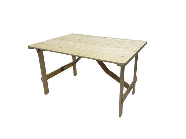 4ft x 3ft Wooden Trestle Table - BE Furniture Sales