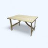 4x3 Trestle Table 9 4ft x 3ft Trestle Table