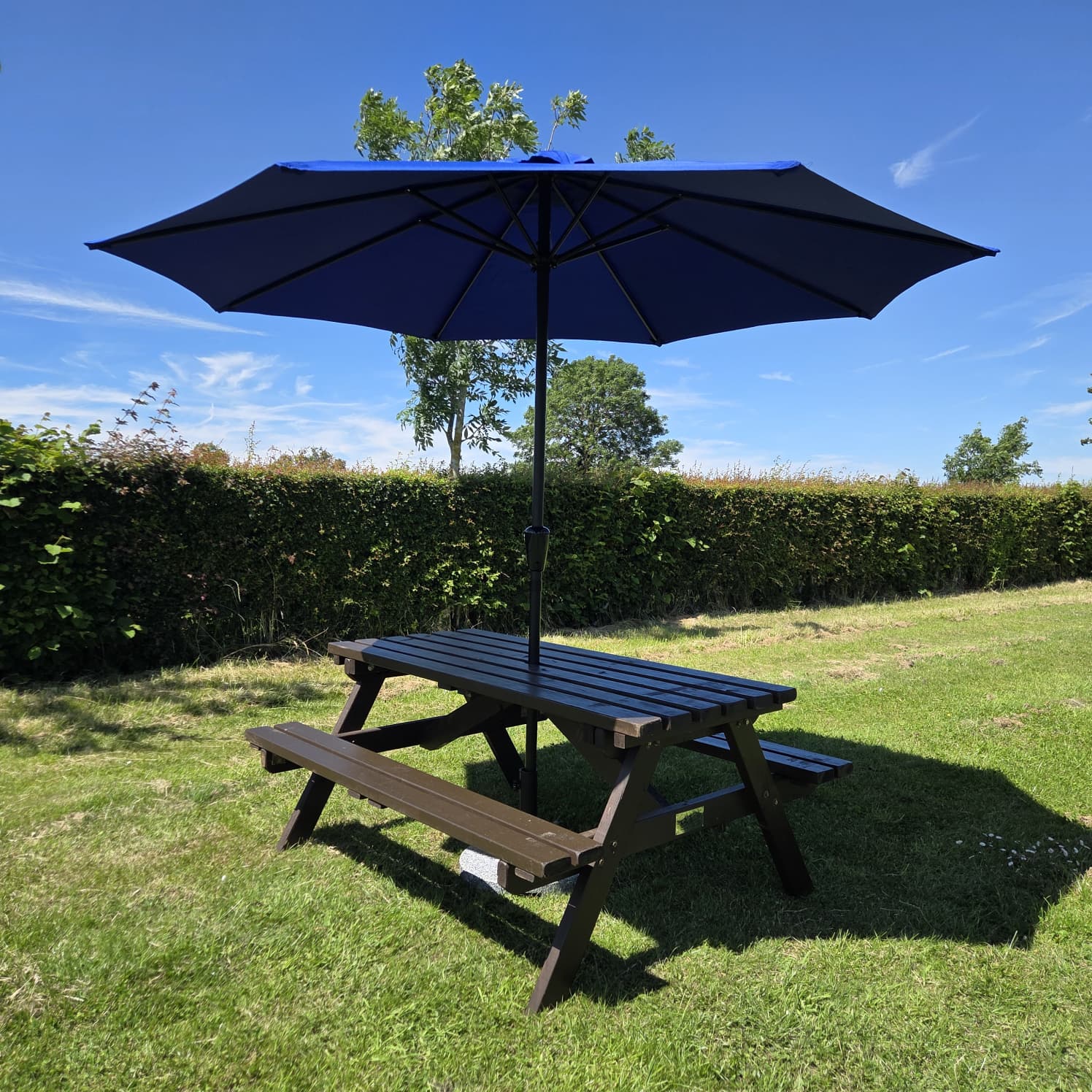 Blue Garden Parasol – Patio Umbrella
