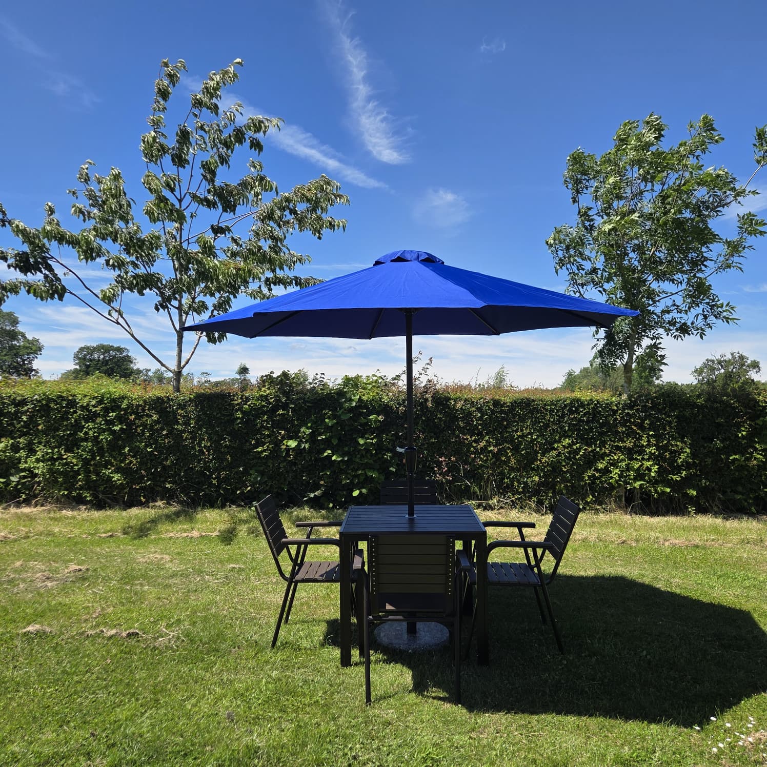 Blue Garden Parasol – Patio Umbrella
