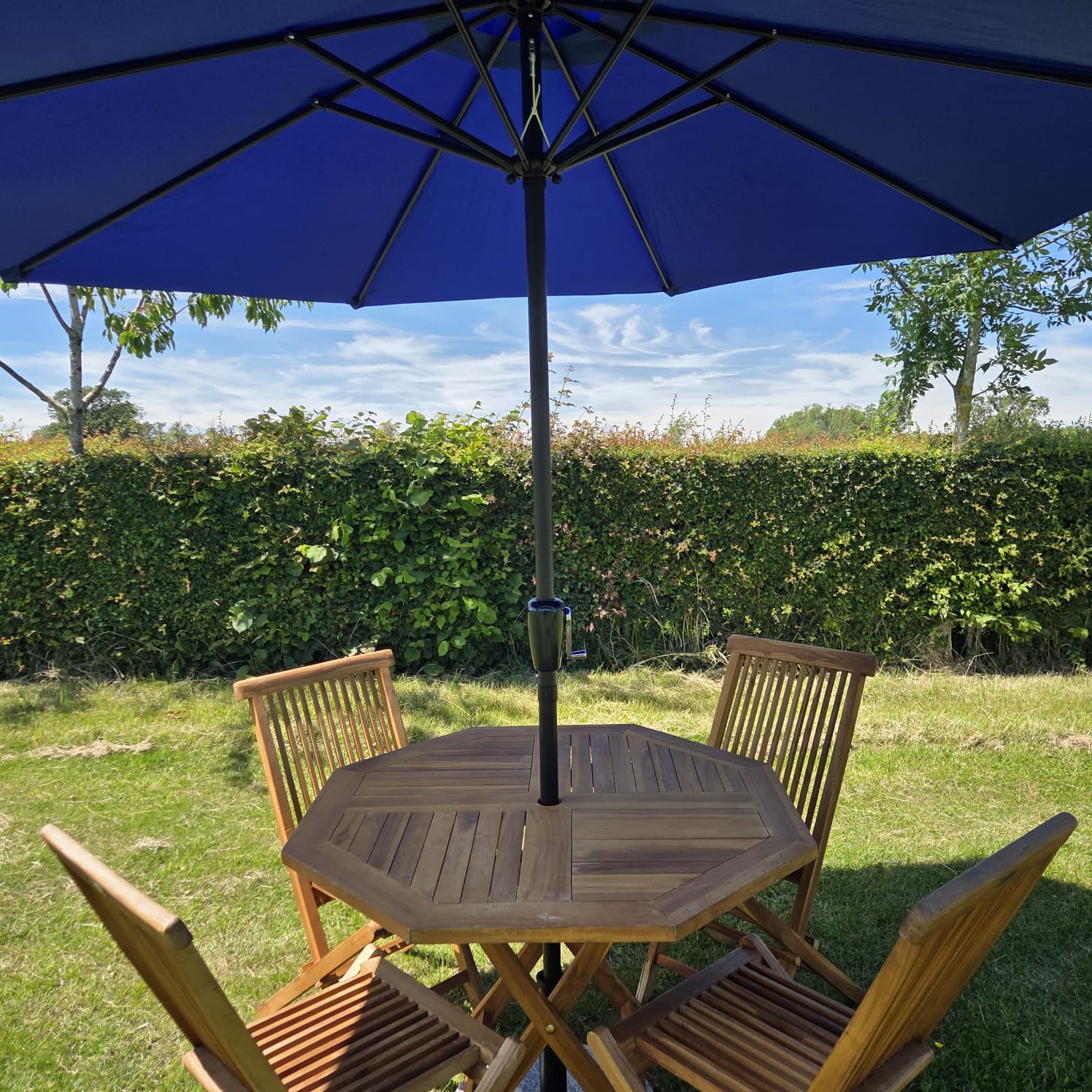 Blue Garden Parasol – Patio Umbrella