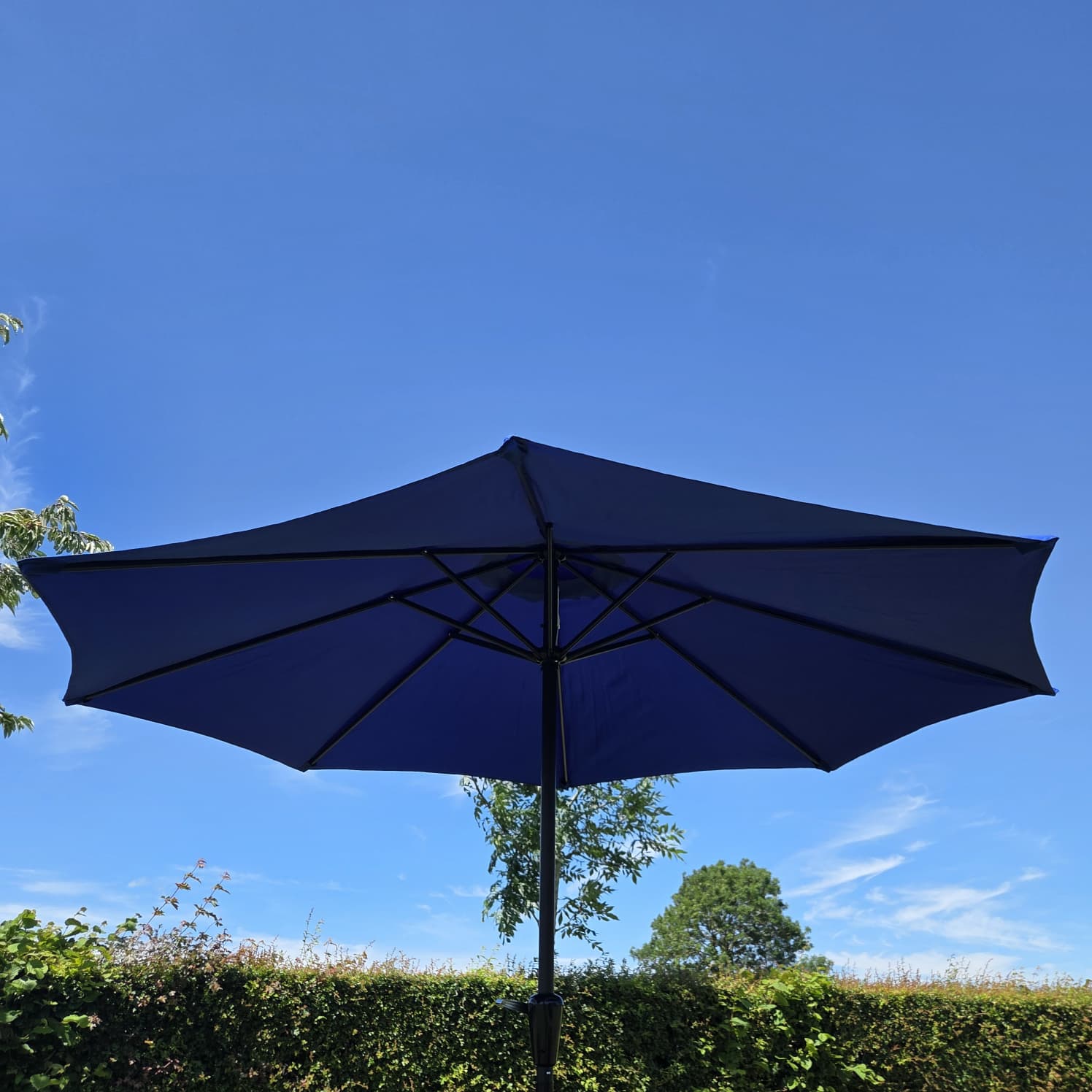 Blue Garden Parasol – Patio Umbrella