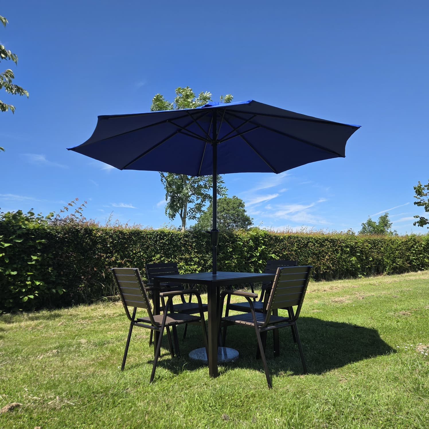 Blue Garden Parasol – Patio Umbrella