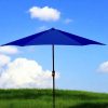 Blue Umbrella Blue Garden Parasol