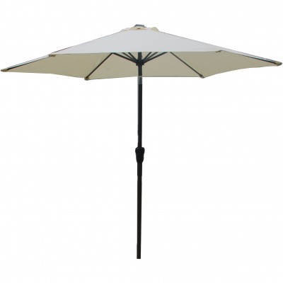 Cream Parasol - Patio Umbrella 270 cm Diameter - BE Furniture Sales