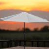 Cream Umbrella Cream Garden Parasol