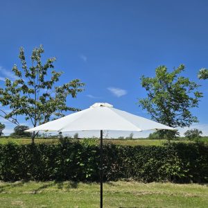 Cream Garden Parasol - Patio Umbrella - BE Furniture Sales