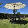 Cream Garden Parasol - Patio Umbrella Cream Garden Parasol - Patio Umbrella