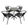 Black Steel Furniture Set Black Steel Furniture Set