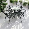 Black Garden Patio Set Black Garden Patio Set - BE Furniture Sales