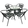 Black Garden Patio Set Black Garden Patio Set