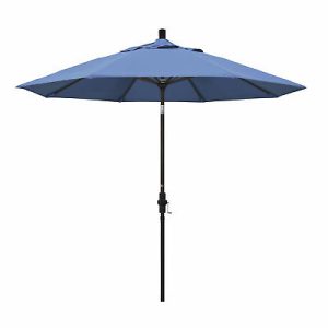 Sapphire Blue Parasol - Patio Umbrella 270cm Dia - BE Furniture Sales