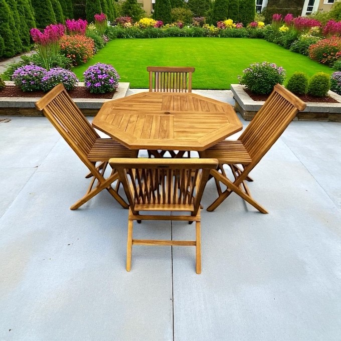 Teak Garden Furniture Set - BE Furniture Sales