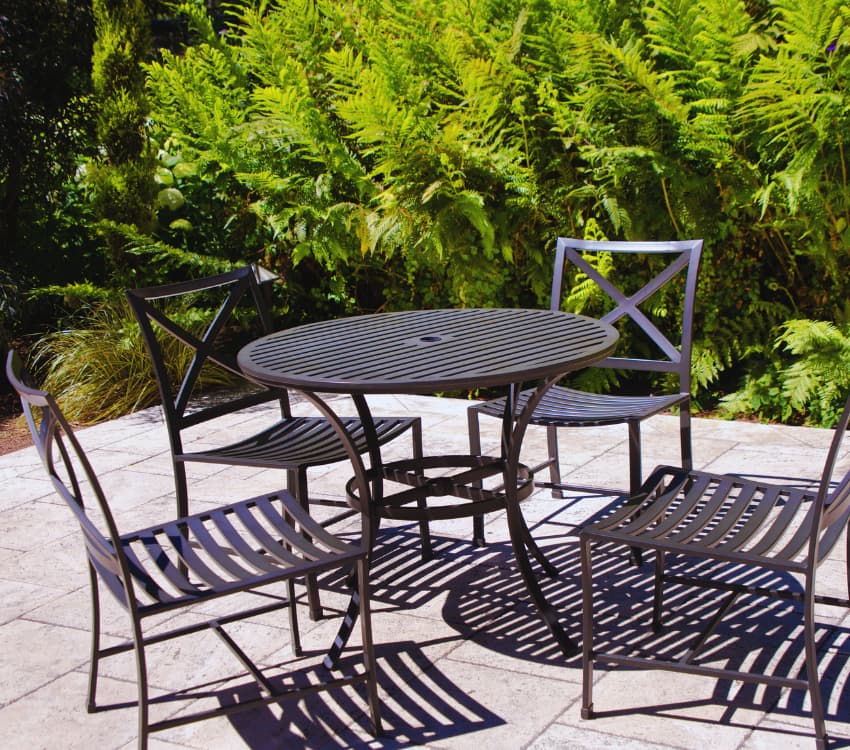 Restoring Metal Garden Furniture - BE Furniture Sales