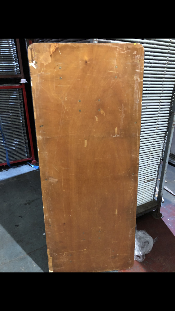 Ex Hire - 6'x 2'6'' Varnished Wood Trestle Table - Clearance - BE