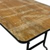 V6X26TEX 4 Varnished Wooden Tables