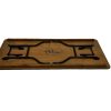 V6X26TEX 6 Varnished Wooden Tables