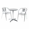 Aluminium Cafe Set - 2 Chair Set & Table - BE Furniture Sales