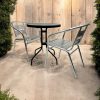Aluminium Cafe Bistro Set Aluminium Cafe Bistro Set - BE Furniture Sales