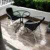 Black Rattan Balcony Furniture Black Rattan Balcony Furniture - BE Furniture Sales