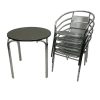 Aluminium Bistro Set for Four Aluminium Bistro Set for Four