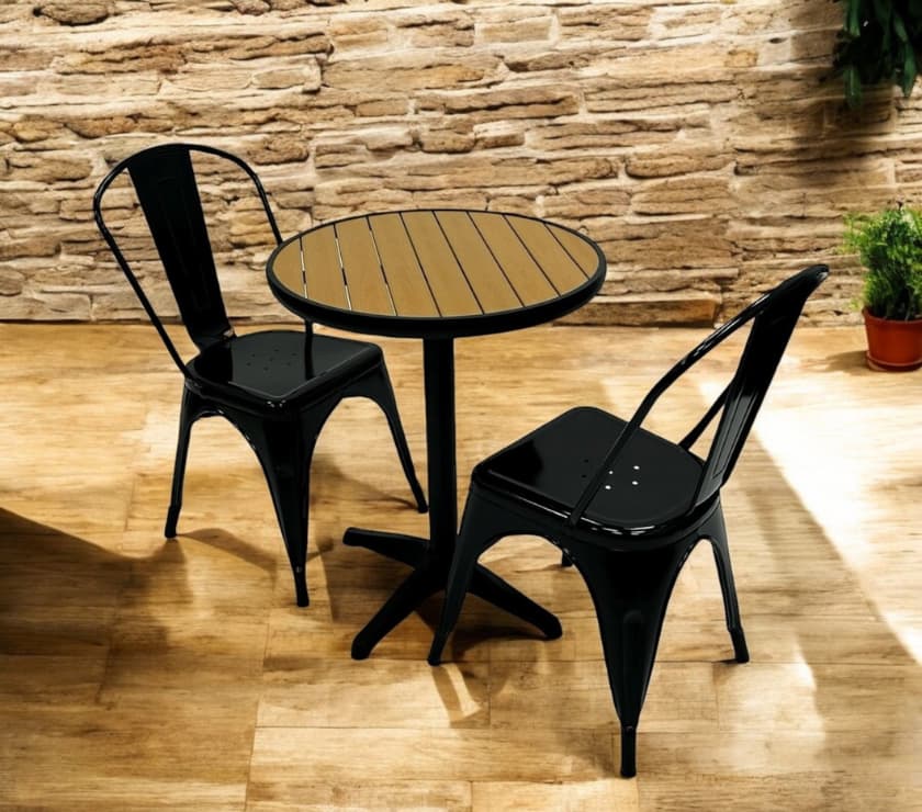 Table & 2 Chair Metal Outdoor Sets - BE Furniture Sales
