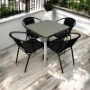 Black Garden Cafe Set Black Garden Cafe Set - BE Furniture Sales