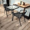 GS-R70 Set Black Rattan Balcony Set