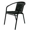 SC-037 Rattan Chairs 2 Black Rattan Chairs