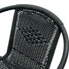 SC-037 Rattan Chairs 5 Black Rattan Chairs