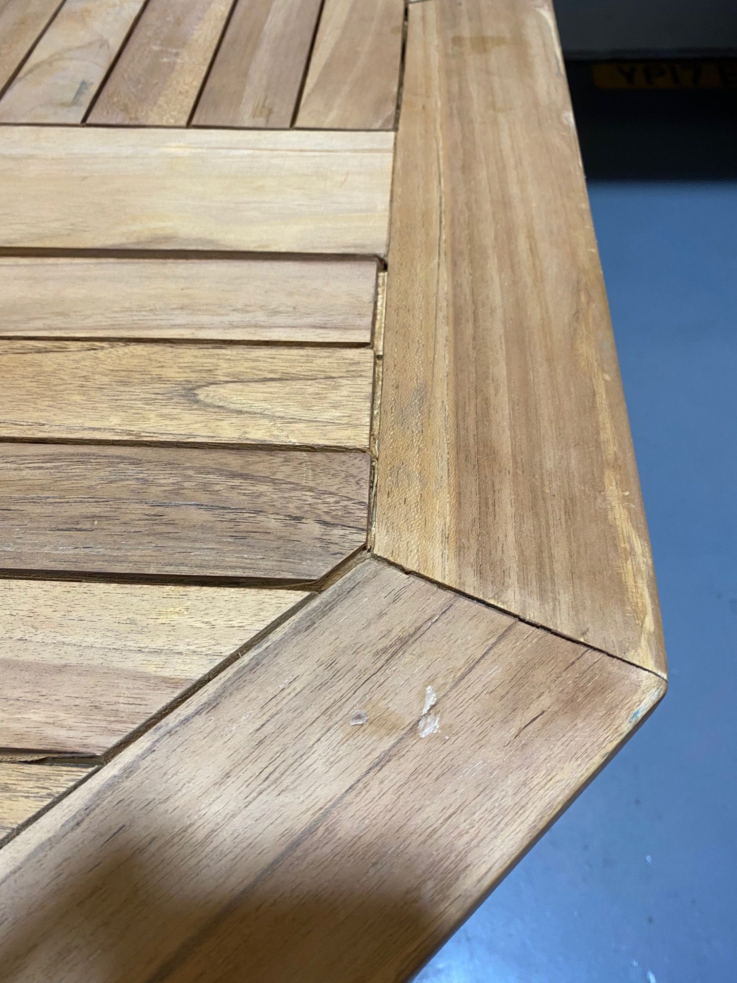 EX HIRE Teak Garden Furniture Set Teak Table and Chair Set