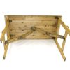 4X2TEX 3 Wooden Trestle Tables