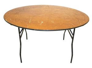 Ex Hire - 6' ft Varnished Banqueting Table - Clearance Sale - BE Furniture Sales