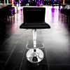 SM-5130 Black Stool Black Leather Bar Stools