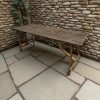 6ft Rustic Trestle Table 6ft Rustic Trestle Table - BE Furniture Sales