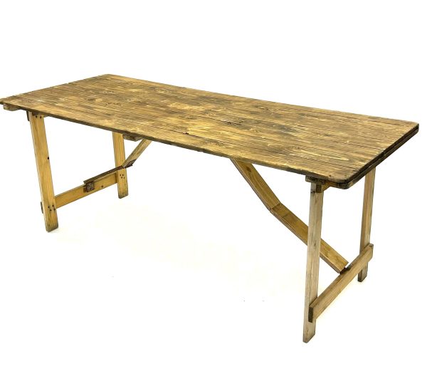 Rustic Trestle Table