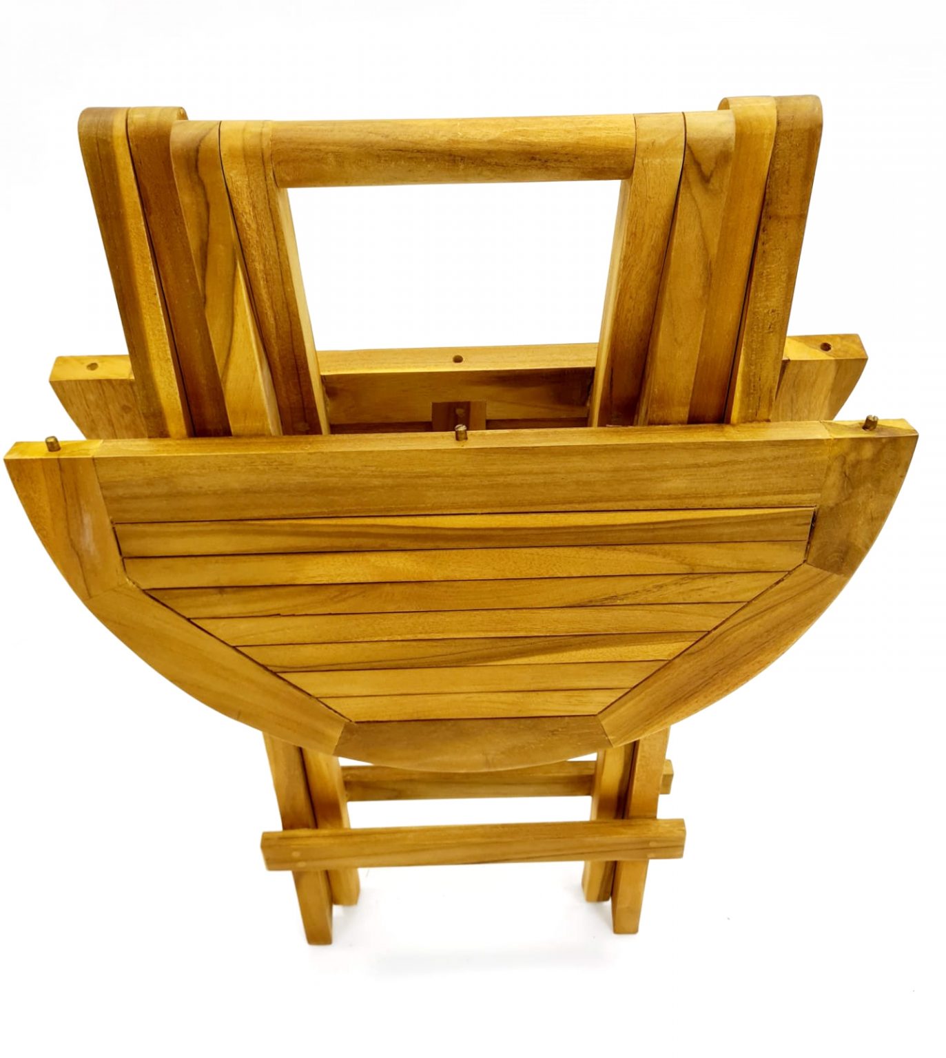 Teak Garden Furniture Set - 2 Chairs & 1 Round 60 cms Table - BE