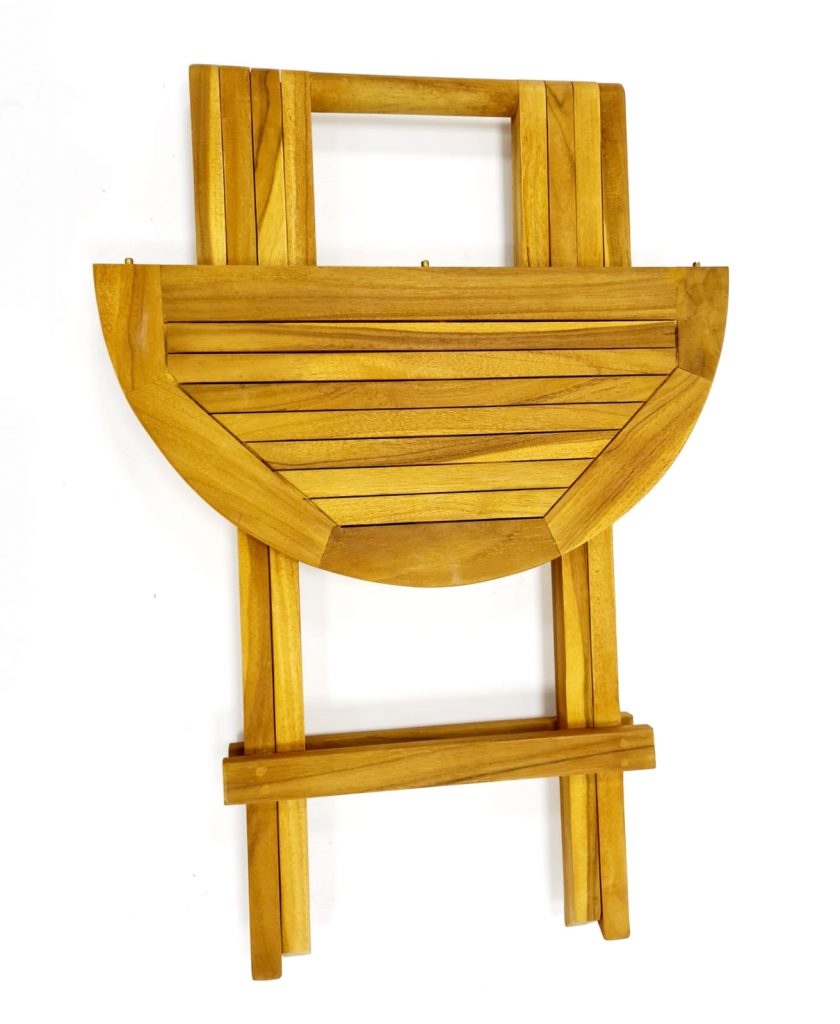 Teak Garden Furniture Set - 2 Chairs & 1 Round 60 cms Table - BE